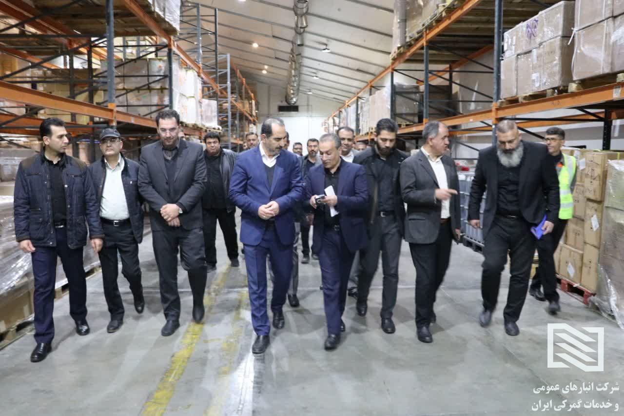 مدیرعامل شرکت انبارهای عمومی و گمرکی ایران در بازدید از شرکت انبارهای عمومی و خدمات گمرکی امام خمینی (ره)؛ پیام همدلی، اقتدار